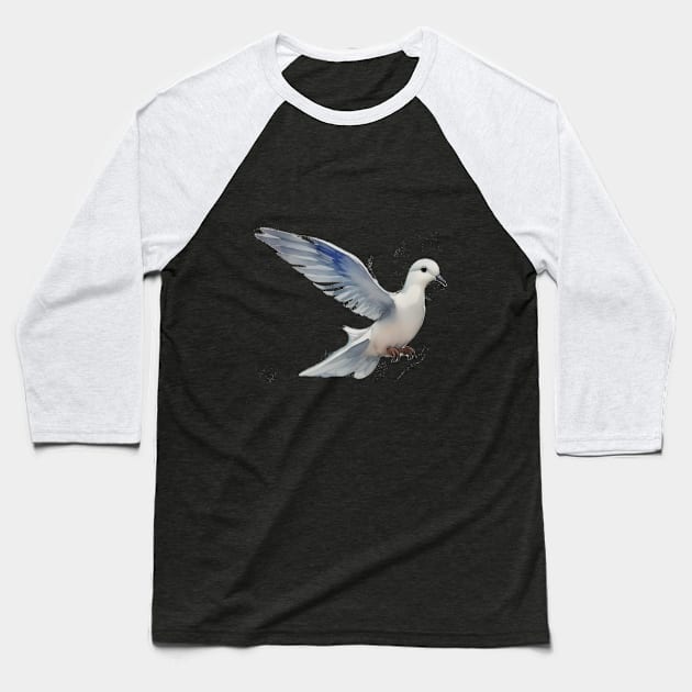 DOVE Baseball T-Shirt by HTA DESIGNS